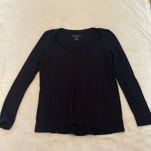 American eagle black soft and sexy plush long sleeve